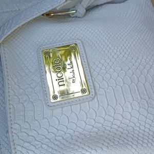 NICOLE MILLER WHITE SNAKE 🐍 PURSE